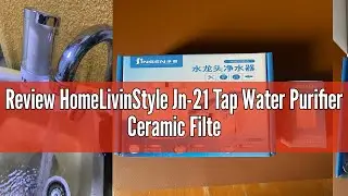 Review HomeLivinStyle Jn-21 Tap Water Purifier Ceramic Filter | Refill Filter Reusable | Spray Nozzl