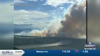 Over 40 new wildfires burn across Alaska