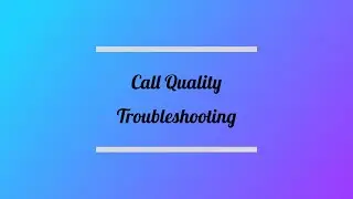 Call Quality Troubleshooting - VOIP Charlotte NC