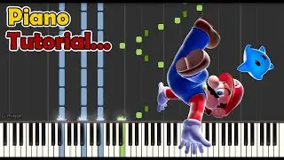 [Piano Tutorial] Super Mario Galaxy - Buoy Base Galaxy