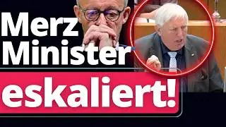 AfD Debatte eskaliert v&ouml;llig: CDU Minister tobt w&auml;hrend Sitzung!