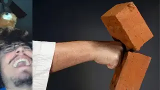 How To Break a Brick With Your Hand (HOWTOBASIC REACTION) #reaction #funny #howtobasic