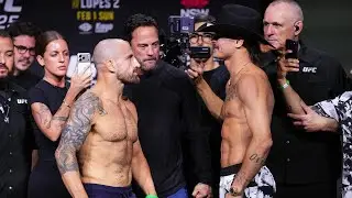 Encaradas da Pesagem | UFC 325: Volkanovski x Lopes 2