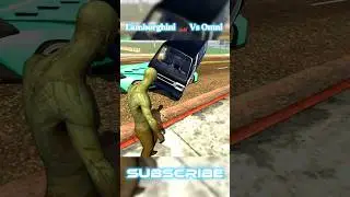 Lamborghini 🏎️ Vs Omni 🚗 - in Indian Bike 3D! 🔥 #indianbike3d