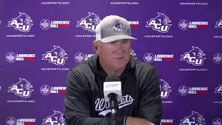ACU Football: Keith Patterson Press Conference: 10/27/25