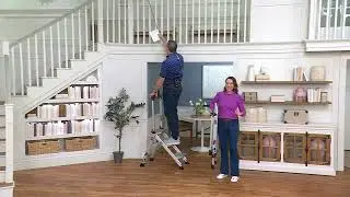 Little Giant Jumbo Step 3-Step Aluminum Step Ladder on QVC