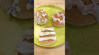 How to Make an EASY and DELICIOUS Easter Egg Pancakes #shorts #recipe #asmr