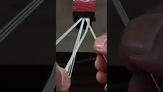 Twisted silver ring making