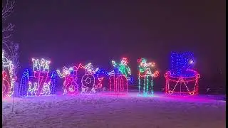 Airdrie, AB: Nose Creek Park in December Nights
