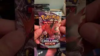 *FIGHTING LEGENDARY BIRD?!?* Pokemon Chilling Reign Booster Pack Opening #10 || Jin's Shorts #Short