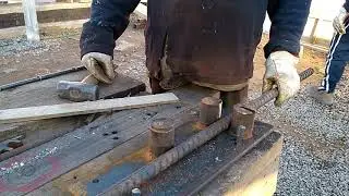 C&oacute;mo doblar fierro estriado di&aacute;metro 25