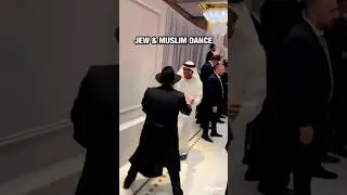 Arab and Jew Dancing TOGETHER. Dont be fooled by the world. There&rsquo;s room for love & respect.