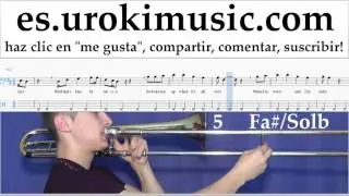 Como Tocar Trombón Avicii - Wake Me Up Tablatura Parte#2 um-a927
