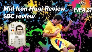 Is he worth your Icon SBC tokens? | 89 rated Mid Icon Gheorghe Hagi | FIFA 21 Review |