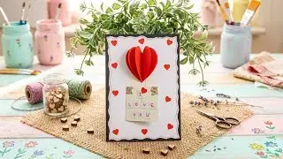 ❣️Diy Valentine's Day Card ❣️ || Simple nd easy 😉#diy #viral #videos#cards #valentinesday#14february