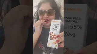 Craze for Chokola Chocolate/Orange Peel and Almond #craze#chokola#food#review#foodvlog#shorts#viral