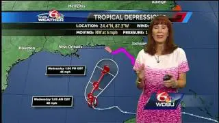 Evening Tropics Update 8/30: Depression No. 9 forecast to make turn toward Florida