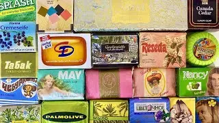 Vintage soap Unpacking. ASMR No Talking. Распаковка винтажного мыла без слов.