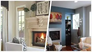 75 Small Living Room With A Hanging Fireplace Design Ideas You'll Love 🔴