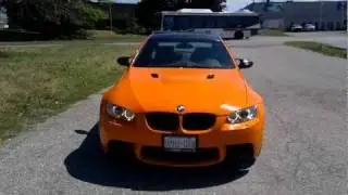 Restyle It - restyleit.ca - BMW M3 Orange Wrap
