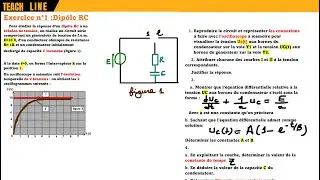 [Extrait live ] :Dipôle RC /correction exercice