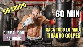 HIIT de Boxeo en Casa (60 Minutos) Reto de Tirar Golpes Sin Equipo