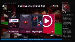 Back On Snooker Blitz Pt 2  (PS4 LIVE)
