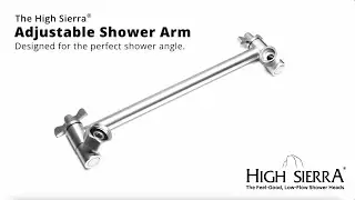 High Sierra's Adjustable Shower Arm Extension
