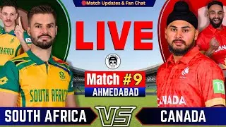🔴South Africa vs Canada, 9th Match | Live Cricket Analyses & Reaction | SA vs CAN Live | by Shahid