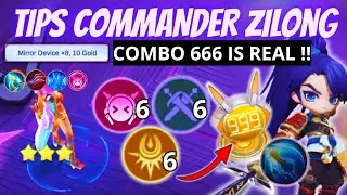 999 STACK ASPIRANT + COMBO 666‼️AUTO EZ WIN !! CARA MAIN COMMANDER ZILONG TERBARU - MAGIC CHESS GOGO