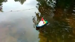 RC Harbour boat testing (with proper TX&RX) | TheVidsByDennis