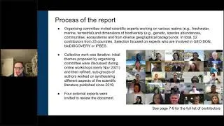 Webinar &ndash; Update from the Scientific Community on the Post2020 Global Biodiversity Framework