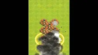 super goblin can reach to the town hall 😱 clash of clans