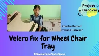 Wheelchair Tray Hack with Velcro | Study & Work Made Easy | BreakFreeSolutions