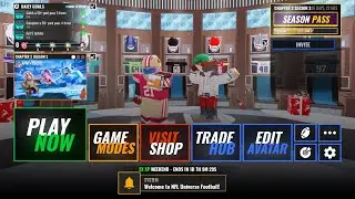 Throwing and Running for a Touchdown in Universe Football on Roblox!