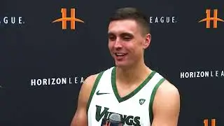 Cleveland State Men's Basketball Horizon League Media Day Interviews with Andy Katz