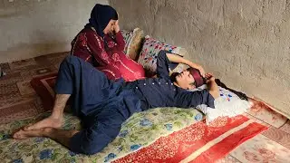 Muhammad's illness and Layla's severe headache and discomfort for Muhammad's suffering