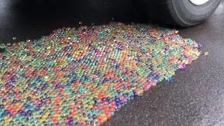 EXPERIMENT CAR VS ORBEEZ