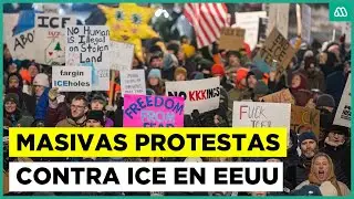 Estados Unidos: Registran masivas protestas en Minneapolis contra operativos del ICE