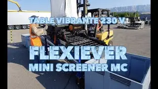Crible / table vibrante Flexiever Mini Screener MC