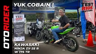 Jajal Kawasaki Ninja ZX-25R dan W175 TR | OtoRider Test Ride Festival 2022