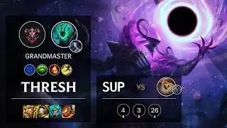 Thresh Support vs Bard - EUW Grandmaster Patch 11.13