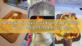 Review Mimiuo Outdoor Pizza Oven Wood Pellet Fired Pizza Stove with Automatic Rotating System, Pizza