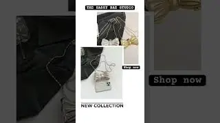 NEW TRENDING CUTE BAG BOW METALLIC CLUTCH  #bag #shorts #trending #shopnow #india #cutebag #newbag