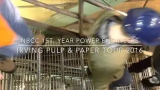 NBCC Power Engineers Tour Irving Pulp & Paper Mill