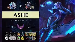 Ashe ADC vs Tristana - KR Master Patch 14.10