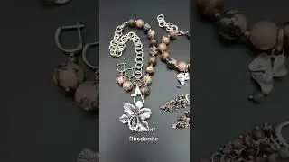 Родонит #shortvideo #short #shorts #authorsjewelry #designerjewelry #авторскиеукрашения #украшения