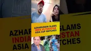 Mohammed Azharuddin Slams India vs Pakistan Asia Cup Matches #shorts