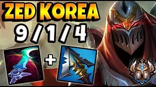 OTP ZED vs SETT [ MID ] Korea Challenger Patch 11.7 ✅