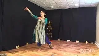 Chhandika Student Maya Koorapaty performs a Kathak Solo